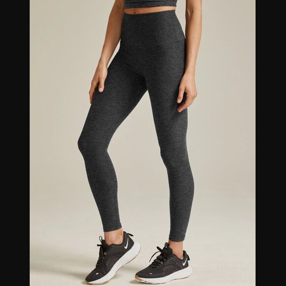 Beyond Yoga Spacedye Caught In The Midi High Waisted Legging Charcoal Size XS - Picture 1 of 5